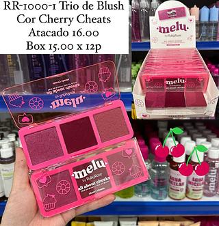 Trio de Blush Cherry Cheats Grupo 1 Melu By Ruby Rose (somente avulso)