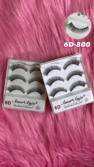 Cílios postiços 5D 3 Pares Amor Anjo