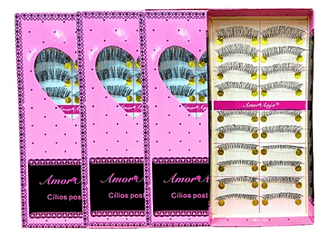 Cílios Postiços 10 Pares Amor Anjo