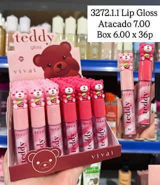 Lip Gloss Ursinho Teddy Vivai