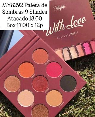 Paleta de Sombras With Love Mylife