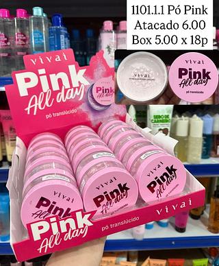 Pó Translúcido Pink All Day Vivai