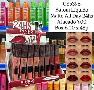 Batom Líquido Matte All Day Pink 21