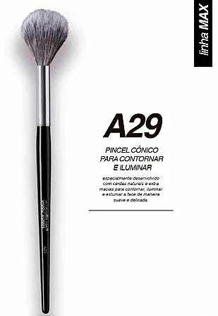 Pincel Profissional Cônico Para Contonar e Iluminar Macrilan