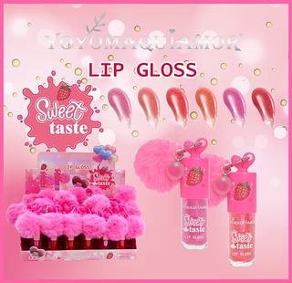 Lip Gloss com Pompom Yoyo Maquiamor