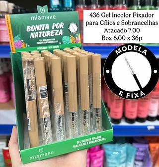 Gel Incolor Fixador para Cílios e Sobrancelhas Bonita Por Natureza Mia Make (somente avulso)