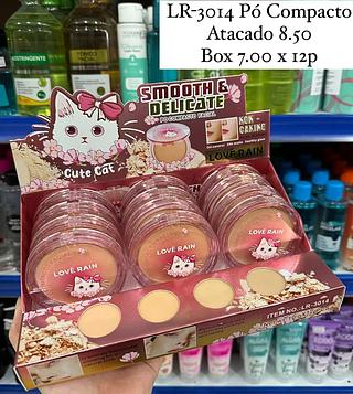 Pó Compacto Cute Cat Love Rain