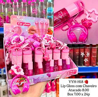 Lip Gloss com Chaveiro Yoyo Maquiamor
