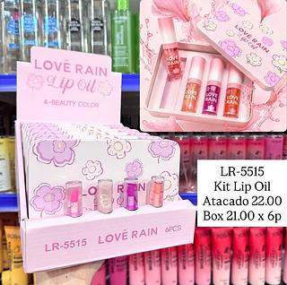Kit Lip Oil 4-Beauty Color Lové Rain