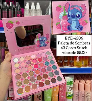 Paleta de Sombras 42 Cores Stitch Jummy Ju