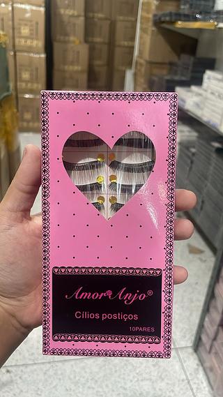 Cílios Postiços 10 Pares Amor Anjo