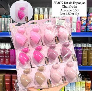 Kit Esponja Chanfrada para Maquiagem Sabrina Sato