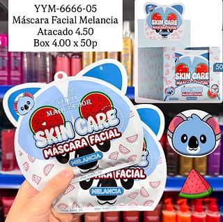 Máscara Facial Melancia Yoyo Maquiamor