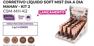 Corretivo Líquido Grupo 2 Soft Mist Dia a Dia Mahav