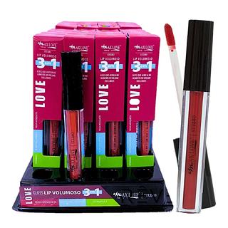 Lip Gloss Volumoso 3 em 1 Cor 304 Max Love