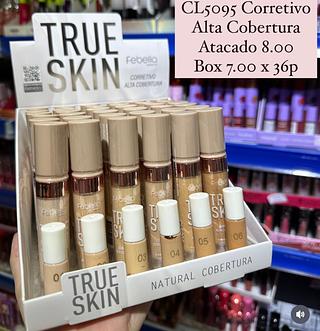 Corretivo Alta Cobertura True Skin Febella