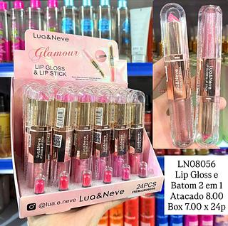 Lip Gloss e Batom 2 em 1 Lua&Neve