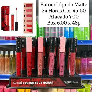 Batom Líquido Matte 24 Horas 45-50 Max Love