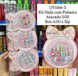 Kit Nails com Pulseira Hello Mini