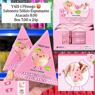 Sabonete Sólido Espumante Peach Cheese Pêssego Hello Mini