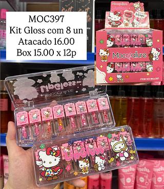 Kit Gloss com 8 Hello Kitty Mocmallure