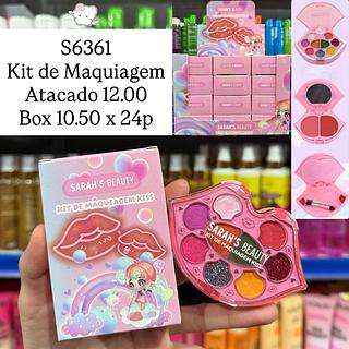 Kit de Maquiagem Kiss Sarah's Beauty