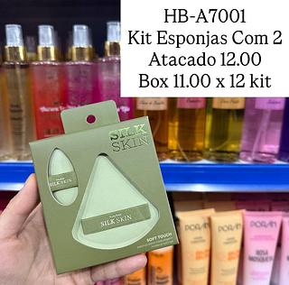 Kit Esponja com 2 Silk Skin Ruby Rose