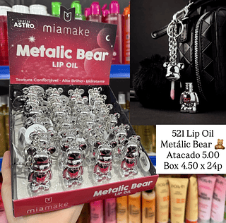 Lip Oil Metálic Bear Mia Make