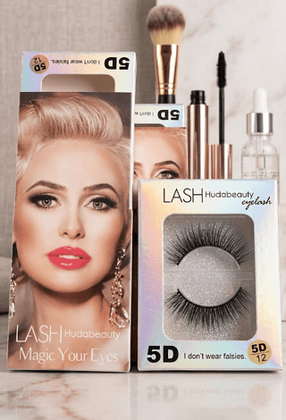 Cílios Postiços 1 Par Lash Hudabeauty