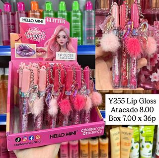 Lip Gloss com Chaveiro Hello Mini