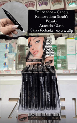 Caneta Delineadora com Carimbo Sarah´s Beauty (Validade 03/2026)