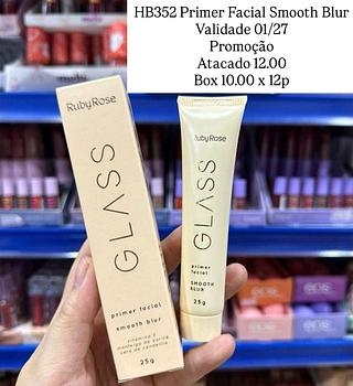 Primer Facial Smooth Blur Glass Ruby Rose (validade 01/27)