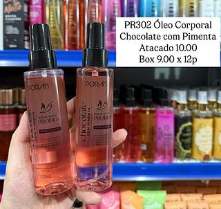 Òleo Corporal Chocolate com Pimenta Poran