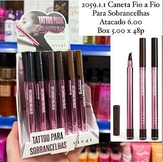 Tatto para Sobrancelhas Caneta Fio a Fio Vivai
