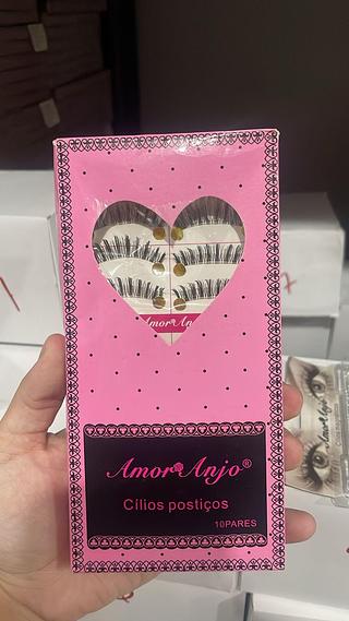 Cílios Postiços 10 Pares Amor Anjo