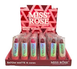 Batom Matte Miss Rôse (somente peças)