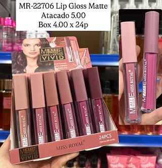 Lip Gloss Matte Long Lasting Vivid Miss Rôyal (somente avulso)