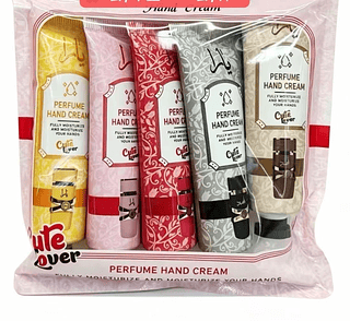 Kit com 5 Creme para Mãos Hand Cream Perfume