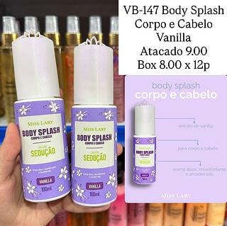 Body Splash Corpo e Cabelo Vanilla Miss Lary