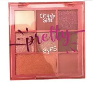 Paleta de Sombras Pretty Eyes City Girls (Somente avulso)