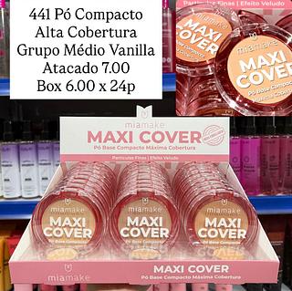 Pó Compacto Alta Cobertura Grupo Médio Vanilla Mia Make
