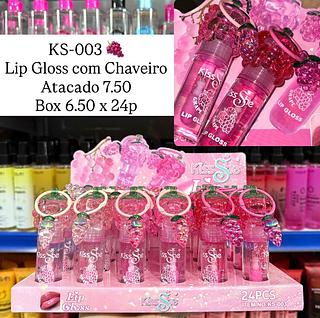 Lip Gloss com Chaveiro Kiss She