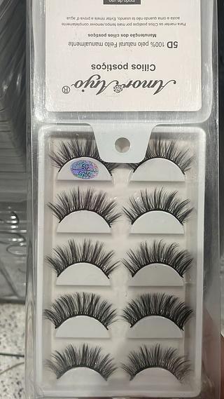 Cílios Postiços 5 Pares Amor Anjo