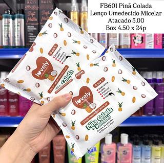 Lenço Umedecido Micelar Pinã Colada Lovely Face Beauty