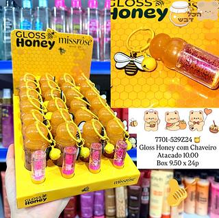 Gloss Honey com Chaveiro Miss Rôse