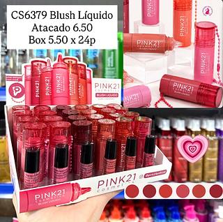 Blush Líquido com Chaveiro Pink 21
