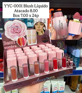 Blush Liquido 3 em 1 Yoyo Maquiamor