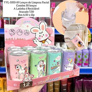 Lenços de Limpeza Facial com Chaveiro Yoyo Maquiamor