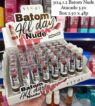Batom Matte Nude All Day Vivai