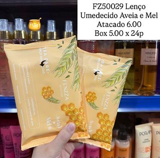 Lenço Umidecido Tea Care Aveia e Mel Fenzza